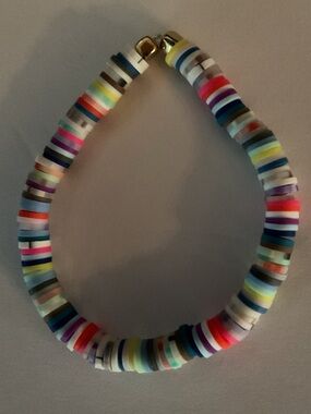 Colorful Multicolor Heishi stretch disc Bracelet. Great for gifts.